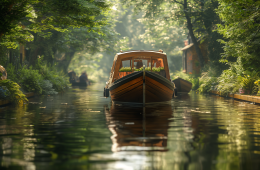 masi0126 Photorealistic image of a boat trip on the Cheshire ca 69cb944a 8aeb 4437 9c22 cb428c33443f