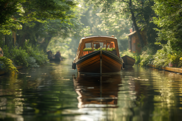 masi0126 Photorealistic image of a boat trip on the Cheshire ca 69cb944a 8aeb 4437 9c22 cb428c33443f