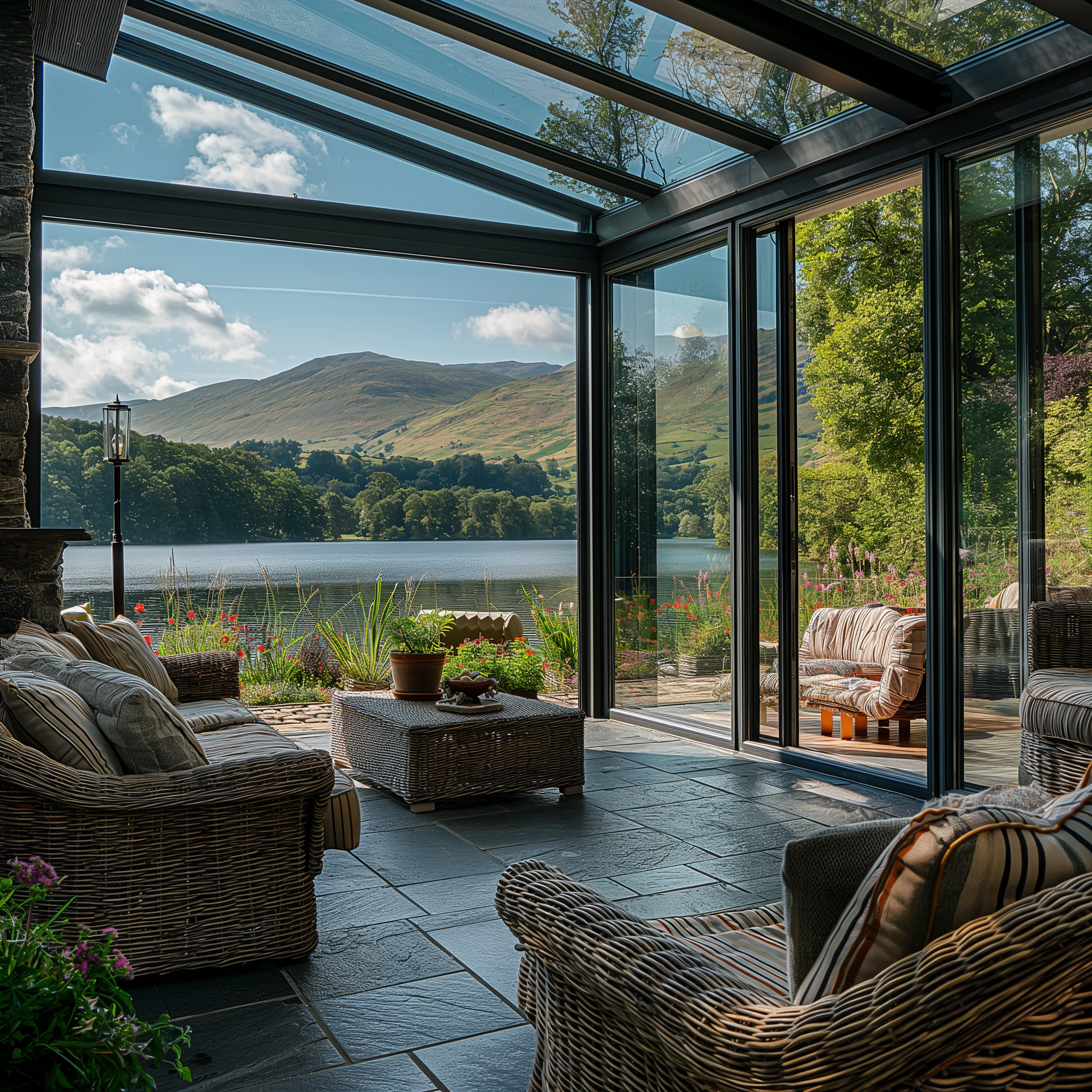 Enhance Your Cheshire Home with a Stunning Glass Veranda 17 masi0126 Prompt Lakeside retreat glass veranda overlooking a vi 37c6520c 9e06 4ca8 8920 e372084bd0ad