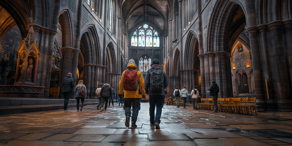 A Weekend in Cheshire: Perfect Itinerary for First-Time Visitors 15 masi0126 Tourists exploring Chester Cathedral Cheshire UK brigh 593952e3 4f27 4949 a673 10659d5c2435